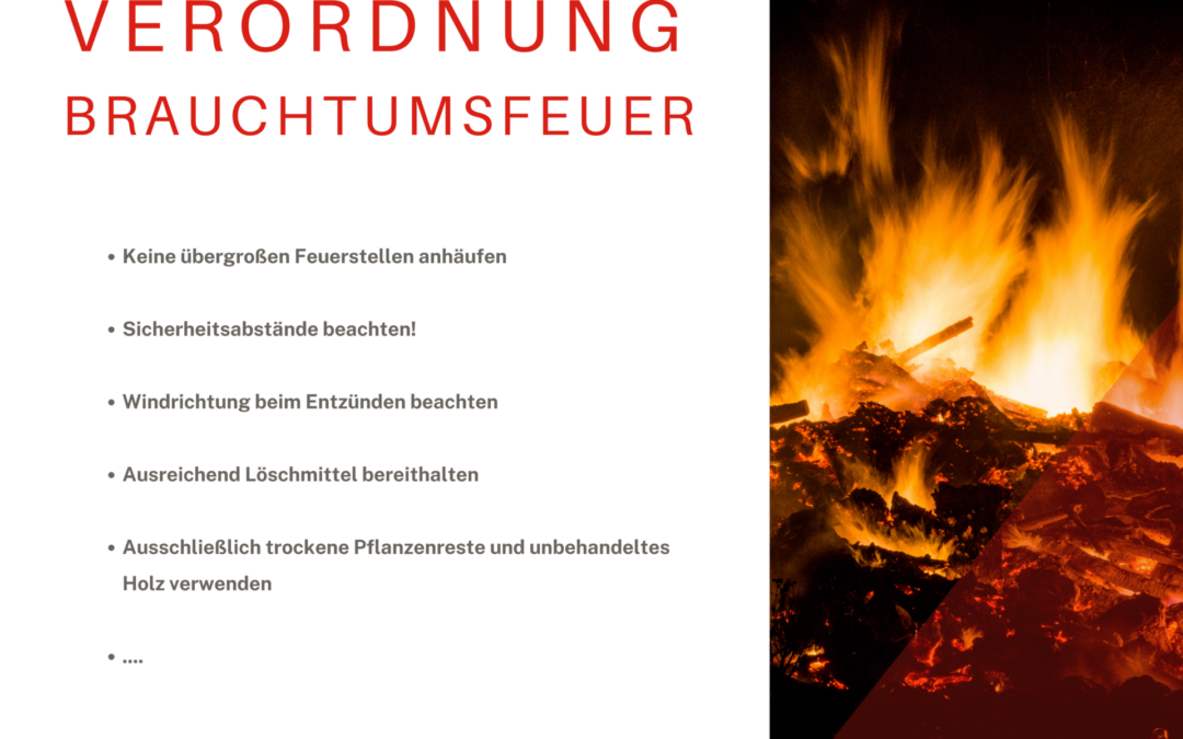 Brauchtumsfeuer