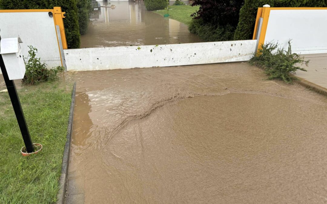 Unwetter über Zeltweg