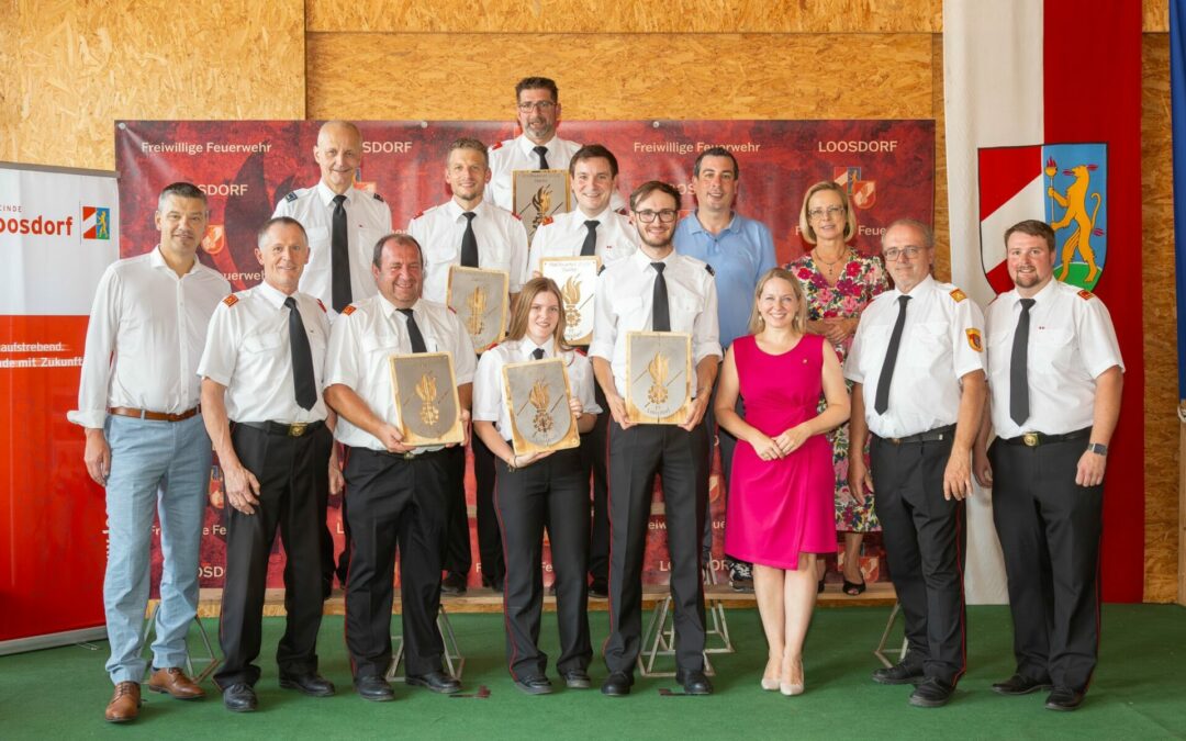 Ehrung der Hochwasserhelfer