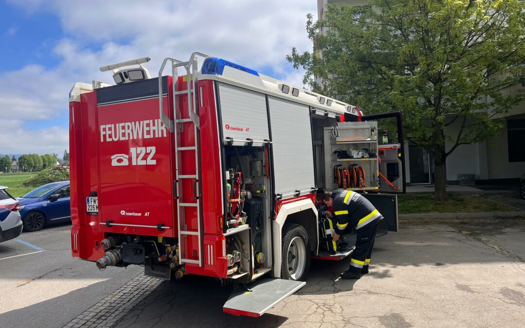 Brand im Badezimmer
